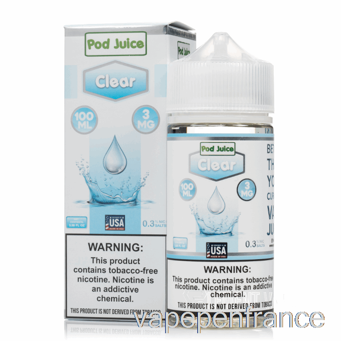 Clair - Jus De Dosette - 100 Ml 0 Mg Stylo Vape